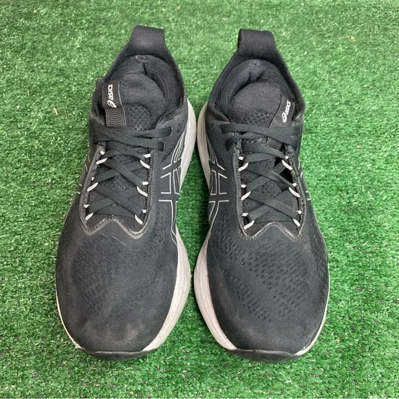 Asics Gel-Nimbus 25 Womens Running Shoes Black Athletic Sneakers Size 9.5 D Wide - Picture 2 of 12